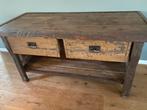 Oude industriële werkbank, Ophalen, Gebruikt, 120 tot 170 cm