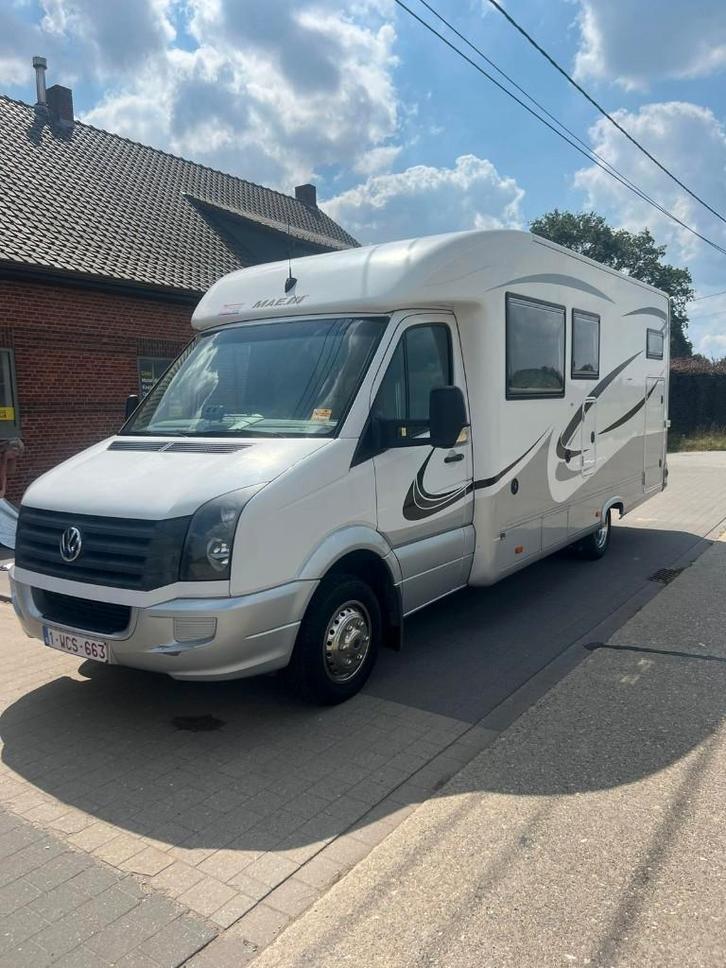 VW Crafter 5 ton, campingcar Maes bouwjaar 2014, Caravans en Kamperen, Campers, Particulier, tot en met 4, Integraal, Volkswagen