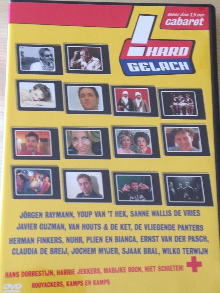 DVD ! Hard Gelach Cabaret., Vanaf 12 jaar, Ophalen of Verzenden, Zo goed als nieuw, Overige typen