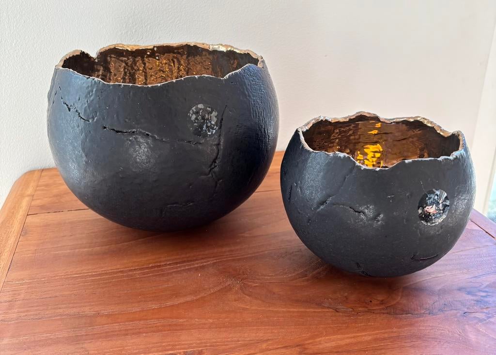 Ecri living egg (s) zwart, Huis en Inrichting, Ophalen of Verzenden, Zo goed als nieuw