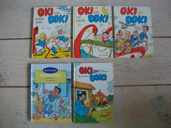 kinderboekjes van Oki en Doki, Okkie en Daantje, Boeken, Kinderboeken | Jeugd | 10 tot 12 jaar, Gelezen, Ophalen of Verzenden