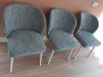 3 groene eetkamerstoelen z.g.a.n., Ophalen, Overige kleuren, Drie, Zo goed als nieuw