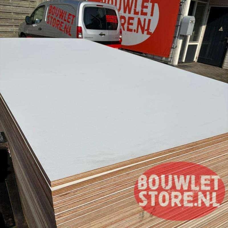 Multiplex 18 mm | Hardhout Indonesisch IHP | Paint (wit) WBP, Niet ingevuld, Multiplex, Minder dan 20 mm, Niet ingevuld