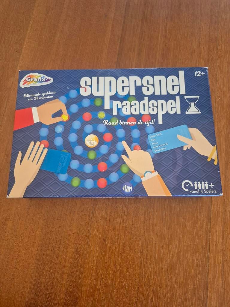 Supersnel Raadspel - Grafix, Vijf spelers of meer, Ophalen of Verzenden, Zo goed als nieuw, Grafix