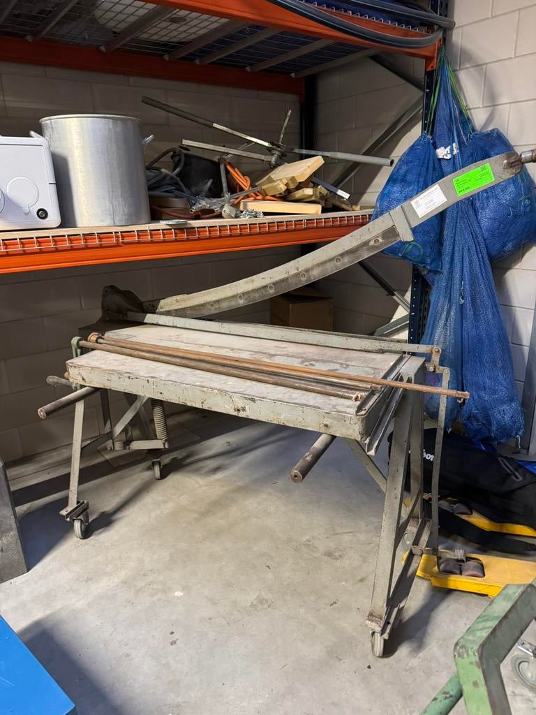 Slagschaar zink / lood, Doe-het-zelf en Verbouw, Metalen, Ophalen of Verzenden, Gebruikt, Overige metalen