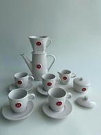 12-delig Douwe Egberts mini servies set, Ophalen of Verzenden, Zo goed als nieuw, Porselein, Compleet servies