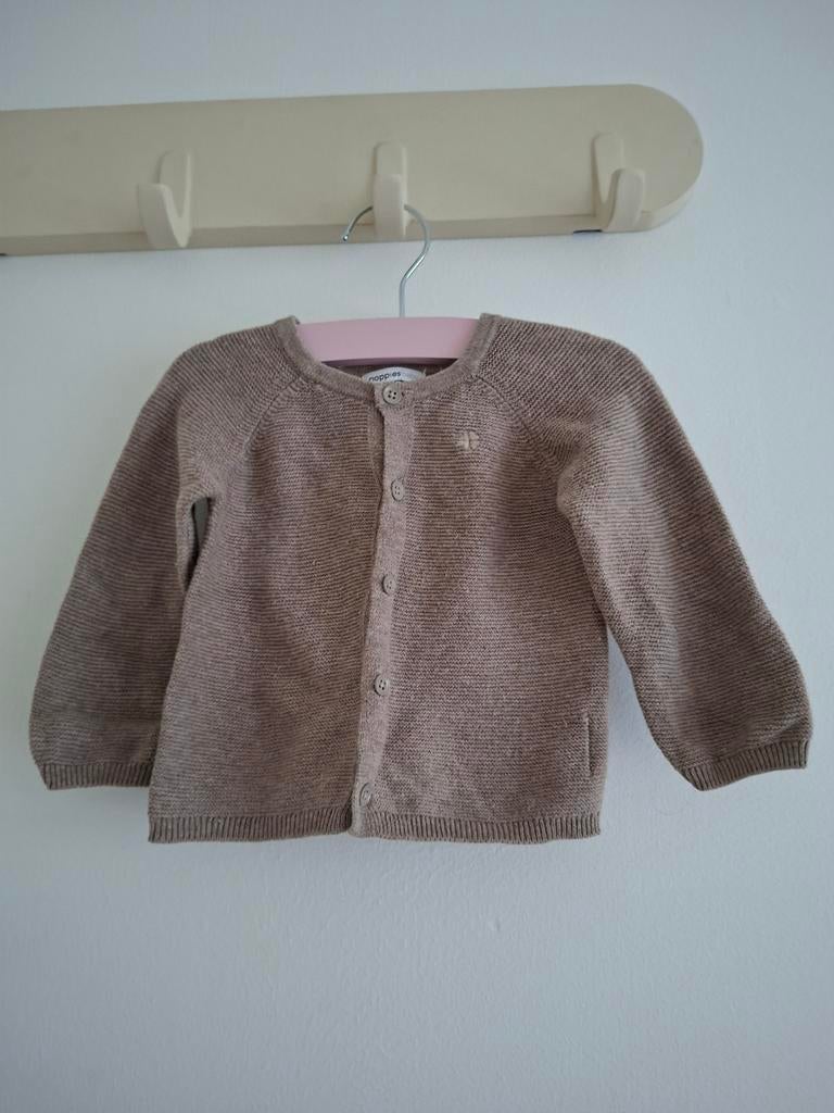 Noppies baby vestje bruin maat 62, Kinderen en Baby's, Ophalen of Verzenden, Zo goed als nieuw, Noppies, Truitje of Vestje