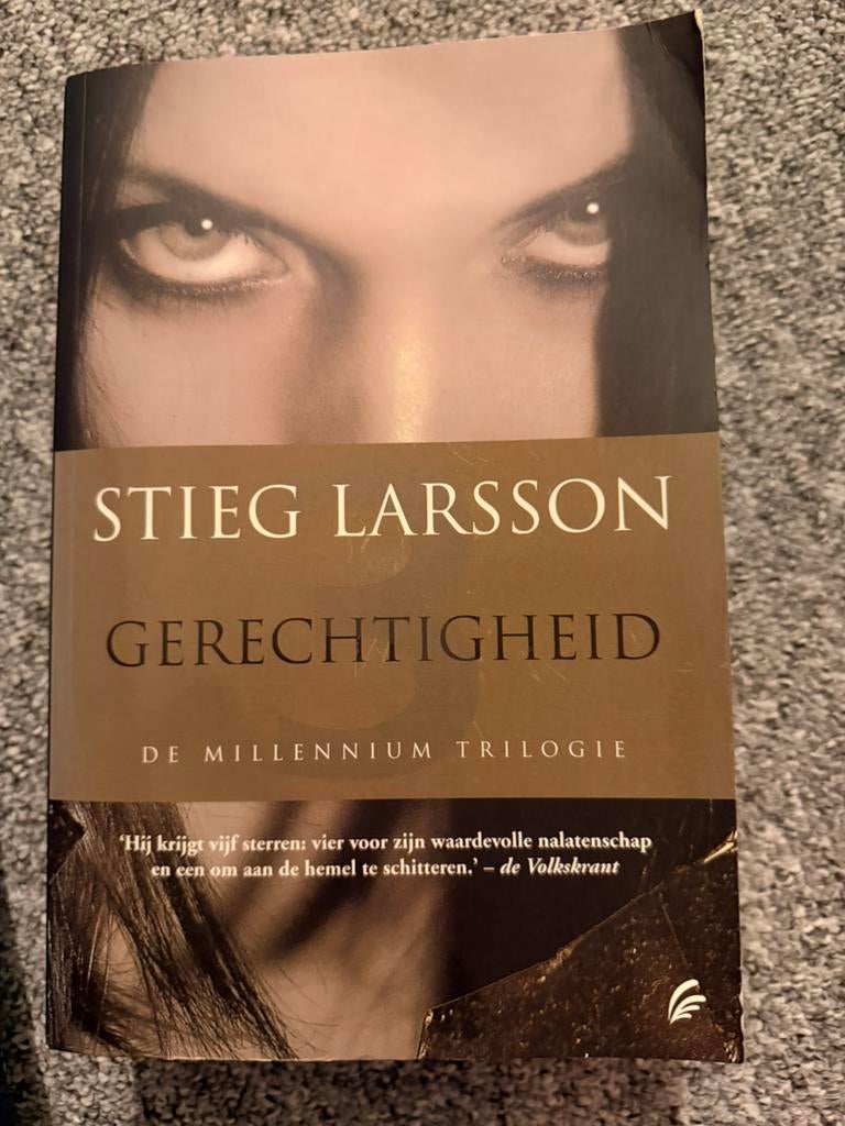 Stieg Larsson - Gerechtigheid, Scandinavië, Ophalen of Verzenden, Zo goed als nieuw, Stieg Larsson