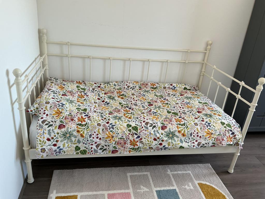 Bed 190x90 inclusief matras, Kinderen en Baby's, Kinderkamer | Bedden, Ophalen, 85 tot 100 cm, Gebruikt, Matras