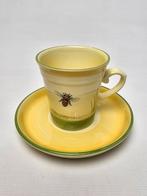 # Zeller Keramik Kop en Schotel (s) met Bijen. Bij, Ophalen of Verzenden