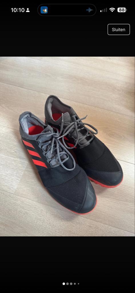 Adidas hockeyschoenen maat 46, Sport en Fitness, Hockey, Zo goed als nieuw, Schoenen, Ophalen of Verzenden