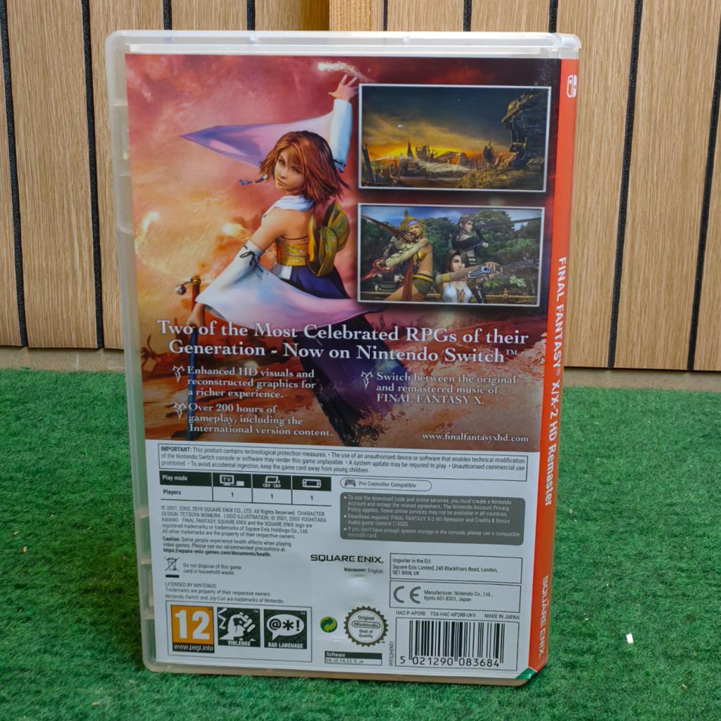 Final Fantasy X /X2 Switch Game - In Nette Staat, Nintendo, Zo goed als nieuw, Support@nintendo.com, 11-1 Hokotate-cho, Kamitoba, Minami-ku
Kyoto 601-8501
Japan