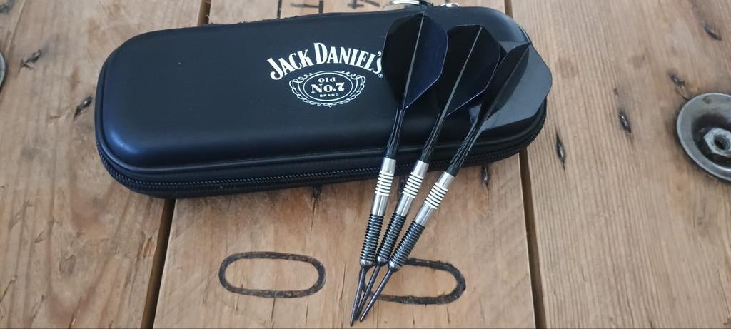 Jack Daniels 23 gram darts met wallet en K-flex flights, Ophalen of Verzenden