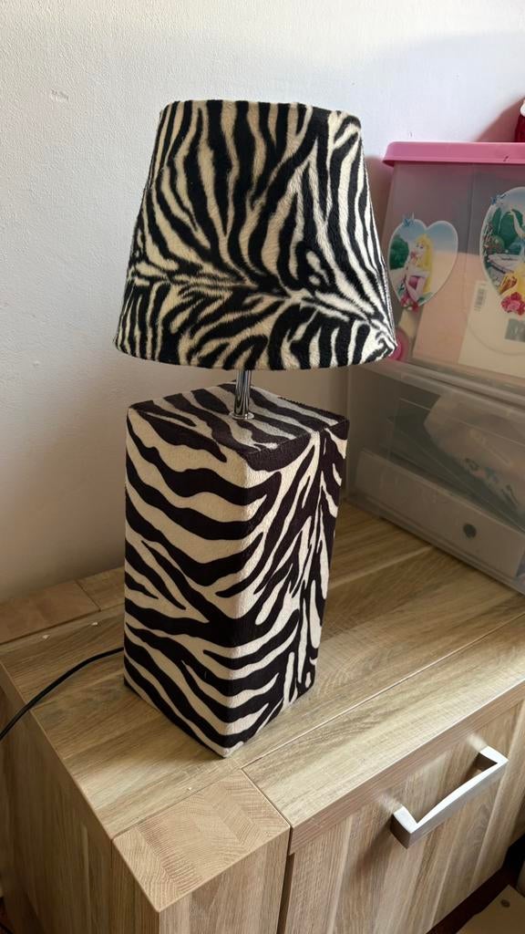 Zebra sta lamp, Ophalen, Gebruikt, Stof, Minder dan 50 cm
