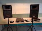Spirit 12 kanaals actief mengpaneel, yamaha 12inch speakers, Muziek en Instrumenten, Versterkers | Keyboard, Monitor en PA, Ophalen
