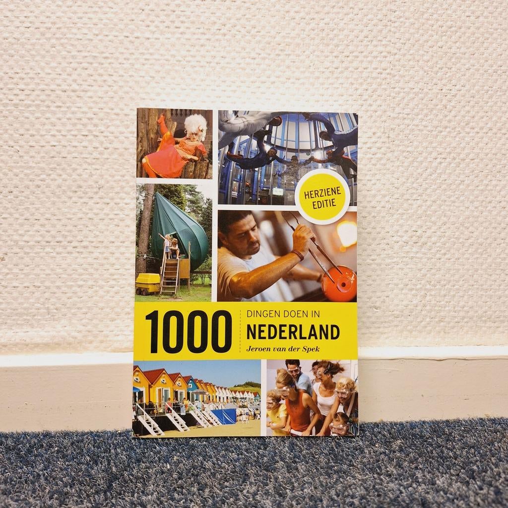 Jeroen van der Spek - 1000 Dingen Doen in Nederland - Boek, Boeken, Overige merken, Europa, Ophalen of Verzenden, Zo goed als nieuw