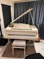 Bechner babyvleugel 1978 in goede staat, Muziek en Instrumenten, Piano's, Wit, Ophalen of Verzenden, Zo goed als nieuw, Hoogglans