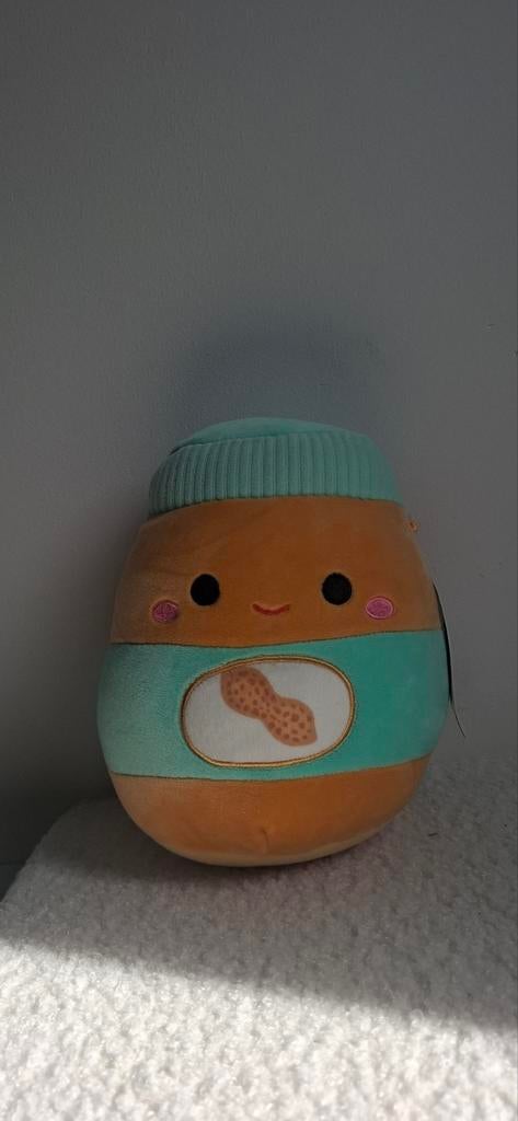 Squishmallow Antoine Pindakaas Pot Knuffel, Overige karakters, Overige typen, Ophalen of Verzenden, Middelgroot (20 tot 80 cm)