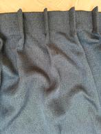 Grijs verduisterend gordijn met vlinderplooi, Ophalen of Verzenden, Gebruikt, Grijs, 150 tot 200 cm