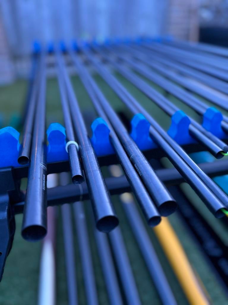 Shimano Beastmaster AX 13m + 7 topsets + cupset +extra delen, Watersport en Boten, Hengelsport | Algemeen, Ophalen, Gebruikt, Vaste hengel