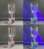 Uniek glas uranium (stijl Jozefina Krosno), Ophalen of Verzenden