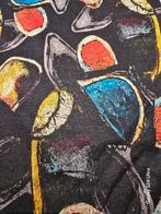 Punta zwart abstract, Overige materialen, 120 cm of meer, Zwart, Ophalen of Verzenden