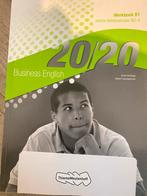 20/20 Business English Werkboek B1, Ophalen of Verzenden, Gelezen, MBO