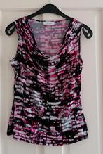 Calvin Klein tank top waterval halsje fuchsia zwart S 46185