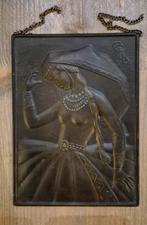 Antieke plaque armeense vrouw, Antiek en Kunst, Ophalen of Verzenden