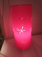 Roze kinder bureaulamp met vlinders - Zeer goede staat, Ophalen, Zo goed als nieuw