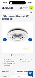LED Inbouwspot Vivaro Wit 5W Dimbaar, Ophalen of Verzenden, Zo goed als nieuw, Kunststof