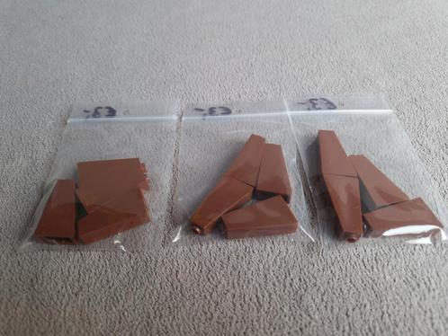 Lego losse onderdelen dakpannen bruin 2x1x3, Kinderen en Baby's, Speelgoed | Duplo en Lego, Nieuw, Lego, Losse stenen, Ophalen of Verzenden