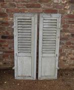 set oude louvre luiken blinden schutters, Ophalen