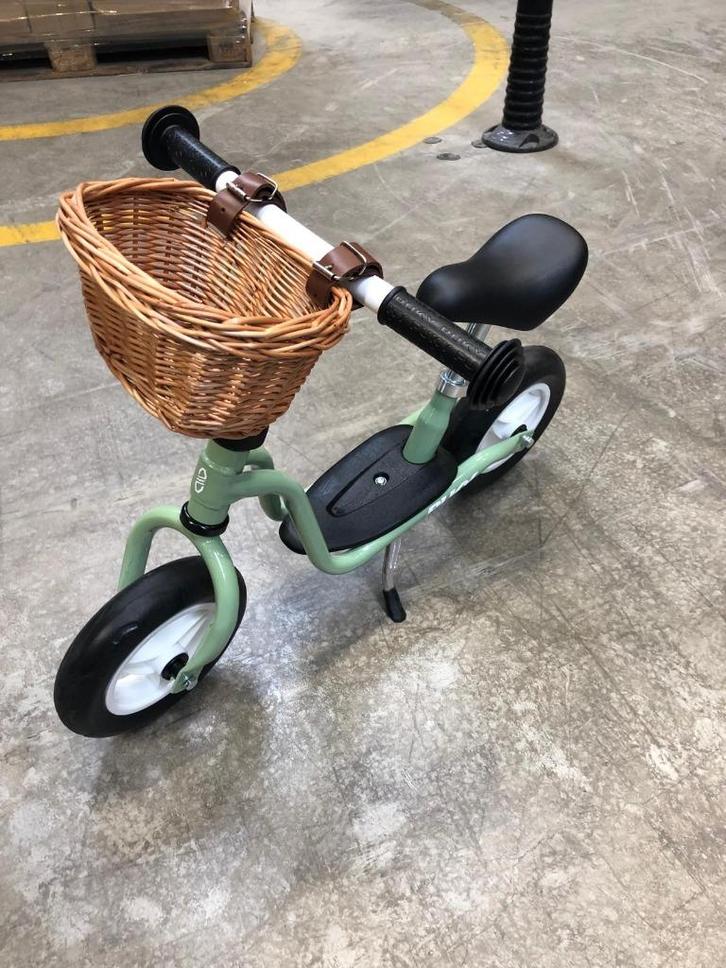 Puky loopfiets Starter retro groen limited met mandje (2#), Kinderen en Baby's, Speelgoed | Buiten | Voertuigen en Loopfietsen