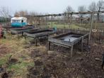 Makkelijke moestuin tafels 240x120 hardhout, Ophalen of Verzenden, Hout, Overige typen