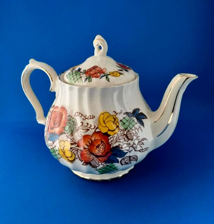 Sadler Rose Garden Theepot, Antiek en Kunst, Antiek | Servies los, Ophalen of Verzenden