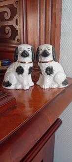 Oude set hoerenhondjes 9.5cm hoog, Verzamelen, Beelden en Beeldjes, Ophalen, Zo goed als nieuw