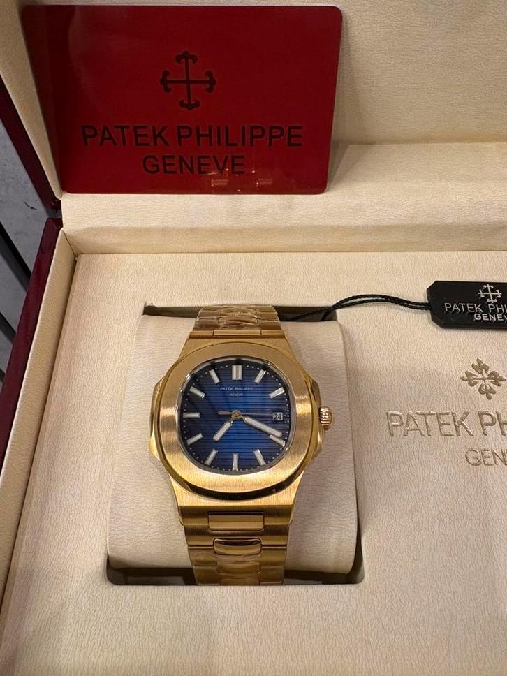 Patek philippe, Sieraden, Tassen en Uiterlijk, Horloges | Heren, Zo goed als nieuw, Overige merken, Staal, Ophalen of Verzenden
