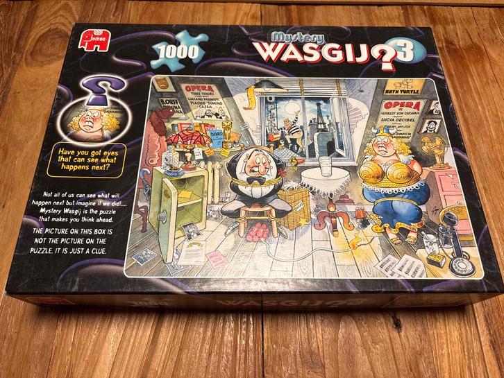 Wasgij Mystery 3 - 1000 Stukjes, Hobby en Vrije tijd, Denksport en Puzzels, Gebruikt, Legpuzzel, 500 t/m 1500 stukjes, Ophalen of Verzenden