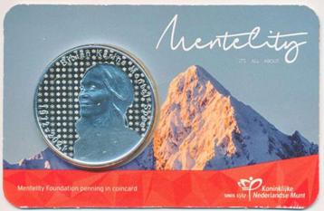 Nederland Mentelity foundation penning in Coincard   beschikbaar voor biedingen