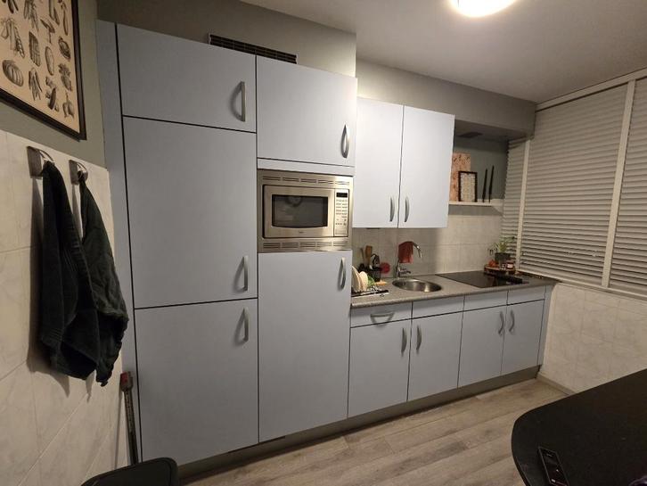 Keuken compleet, Huis en Inrichting, Keuken | Complete keukens, Gebruikt, Enkelwandige keuken, Overige kleuren, Kunststof, Ophalen