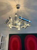 Gave chromen vintage space age hanglamp, Ophalen, Gebruikt, Metaal, Vintage