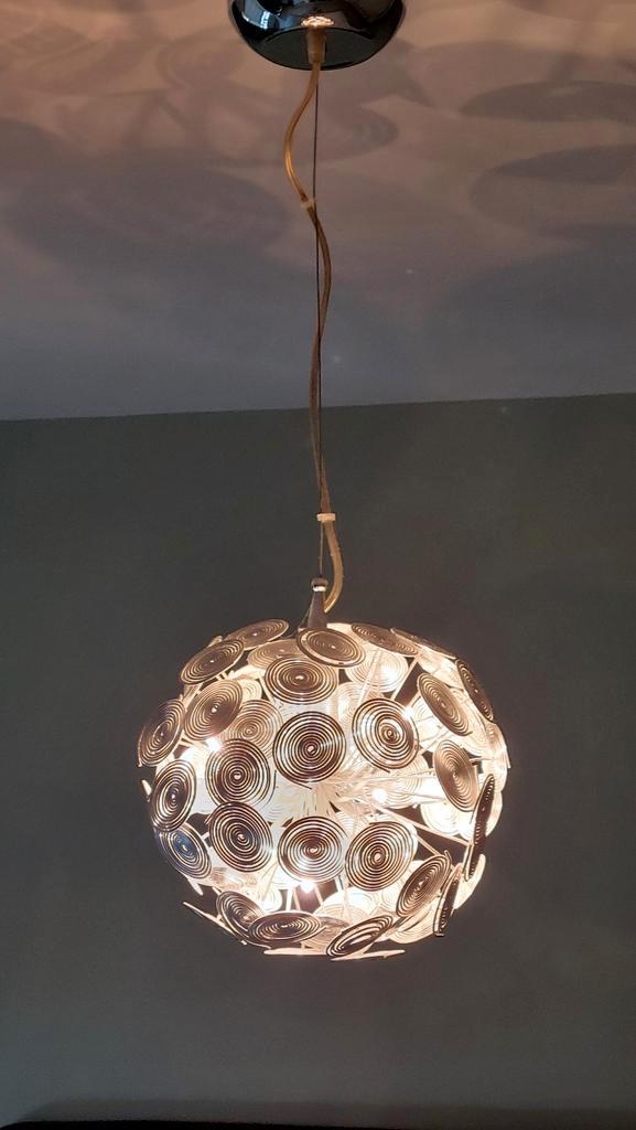 Plafondlamp . Sfeervol., Huis en Inrichting, Lampen | Kroonluchters, Zo goed als nieuw, Metaal, Ophalen of Verzenden