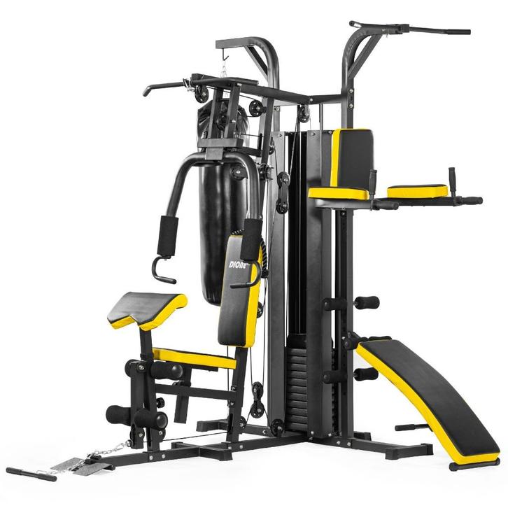 Dione Fitness HG5 Krachtstation Homegym inclusief bokszak, Sport en Fitness, Volleybal, Nieuw, Ophalen of Verzenden