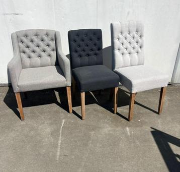 6 stuks horeca showroom eetkamer stoelen gecapitonneerd beschikbaar voor biedingen