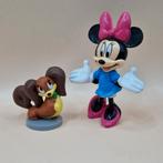 Minnie Mouse & hondje Fifi Disney figuur, Verzenden, Mickey Mouse, Gebruikt, Beeldje of Figuurtje