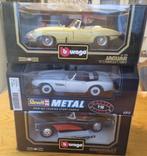 1:18 BMW507 / JAGUAR 'E' Cabriolet / CHEVROLET Corvette, Ophalen of Verzenden, Nieuw, Auto, Bburago