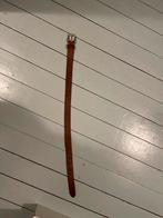 Bruine leren riem - Kind, Kleding | Heren, Riemen en Ceinturen, Bruin, Echt leder, Minder dan 95 cm, Ophalen of Verzenden