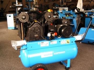 V-snaar compressor 230V 2cylinder 3 Pk zuigvermogen 435 l/m  beschikbaar voor biedingen