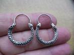 Zilveren oorbellen, slang, Hangers, Ophalen of Verzenden, Zo goed als nieuw, Zilver
